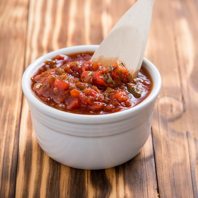 An almost Salsa like relish, this one is a house favourite.