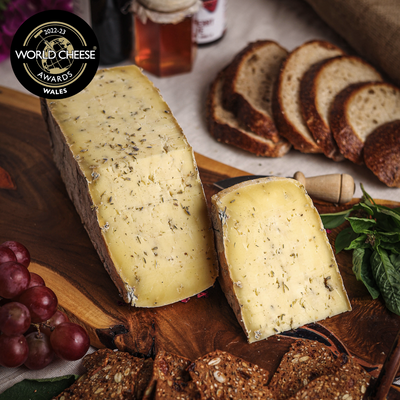 2022 Award winner at World Cheese Awards, Wales.Käse Lavender Fields is a semi-hard milled curd cheese infused with organic lavender seeds & flowers and aged for 6-8 months.