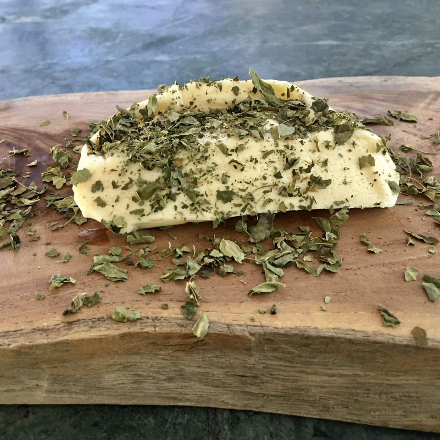 Moringa Crusted Feta